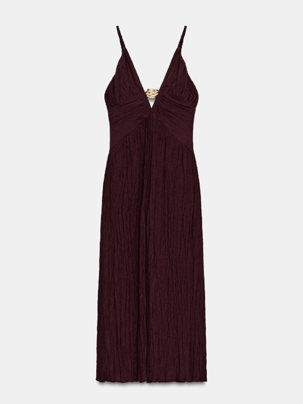ZARA BURGUNDY DRESS